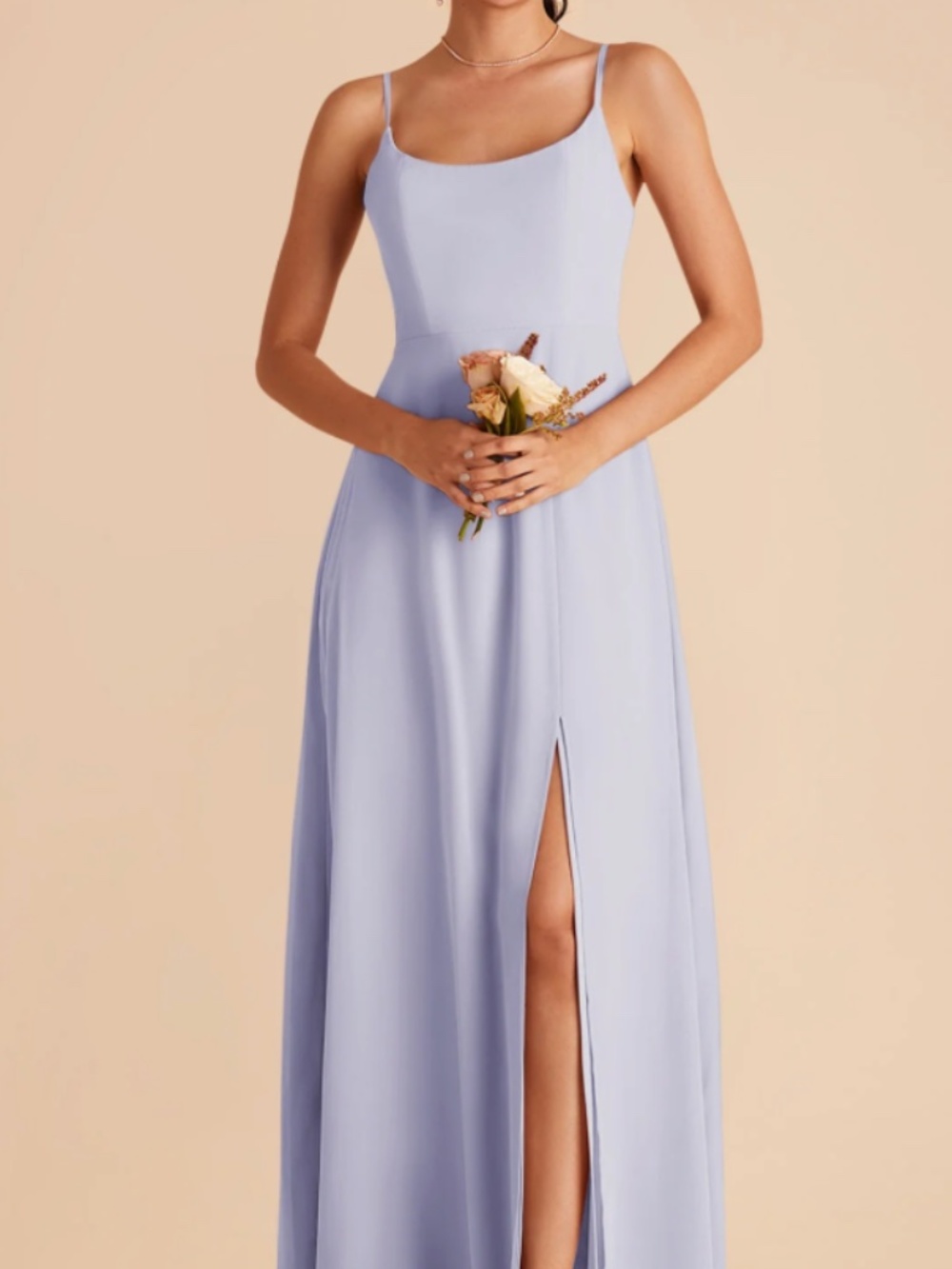Birdy Grey Amy Dress Chiffon in Periwinkle Blue Size: M
